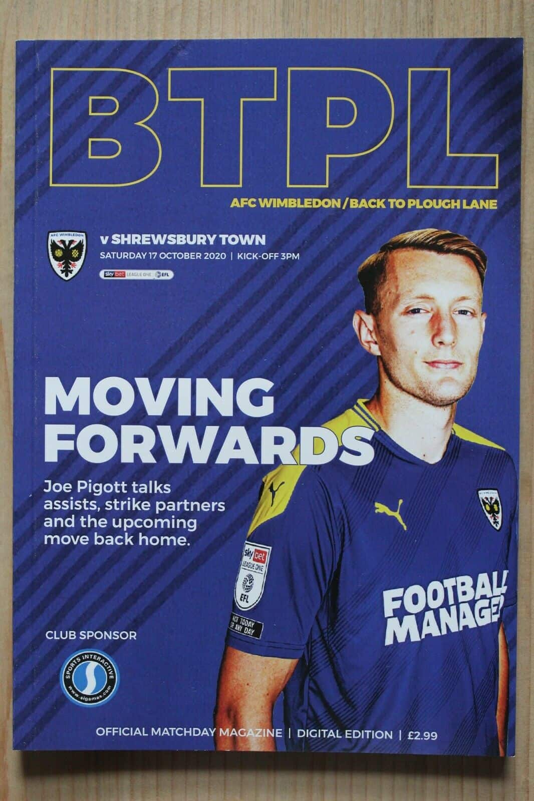 AFC Wimbledon FC v Shrewsbury Town FC